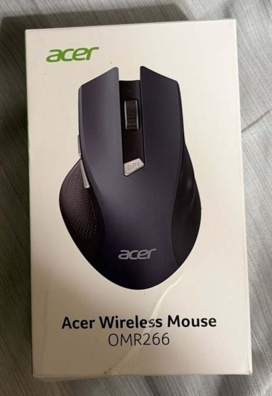 Acer OMR266 Wireless Optical Mouse with USB Receiver, 1600 DPI
